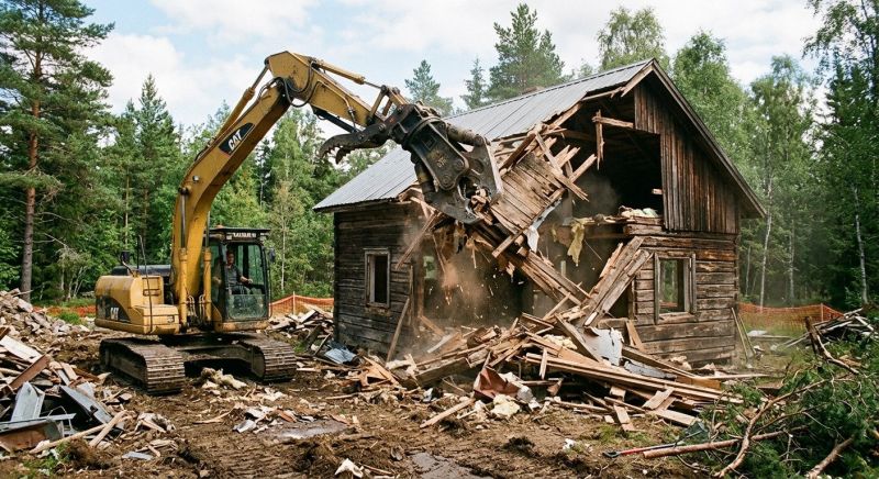 Cabin Demolition in Roseville, CA