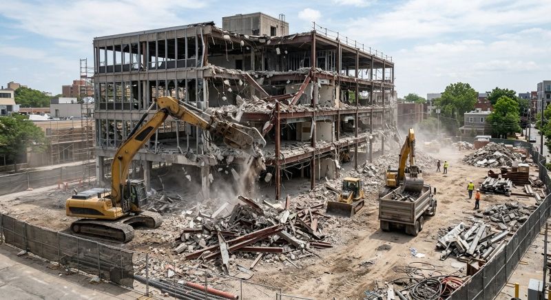 Commercial Property Demolition in Sacramento, CA
