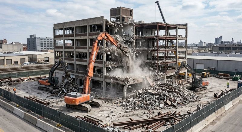 Commercial Property Demolition in Houston, TX