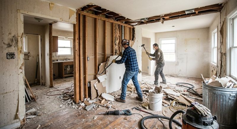 Hardwood Floor Demolition in Frederick, MD