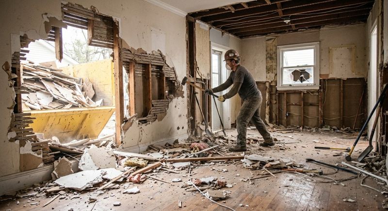 Hearth Demolition in Bergen County, NJ