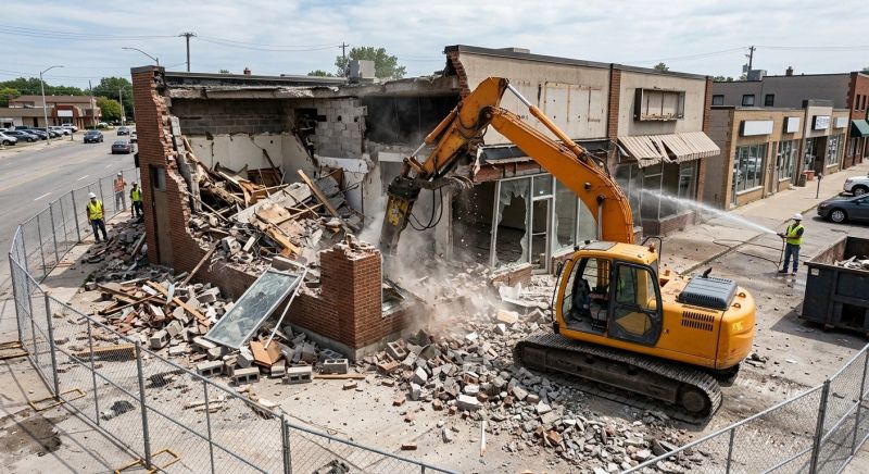 Industrial Demolition in Katy, TX