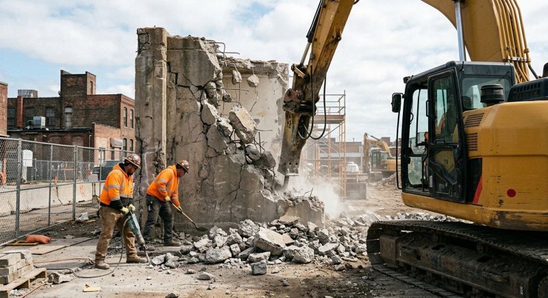 Masonry Demolition in Bergen County, NJ