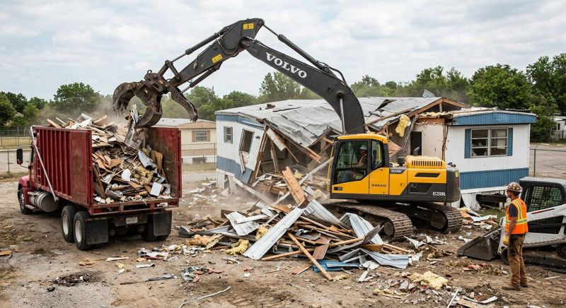 Trailer Home Demolition in Sacramento, CA