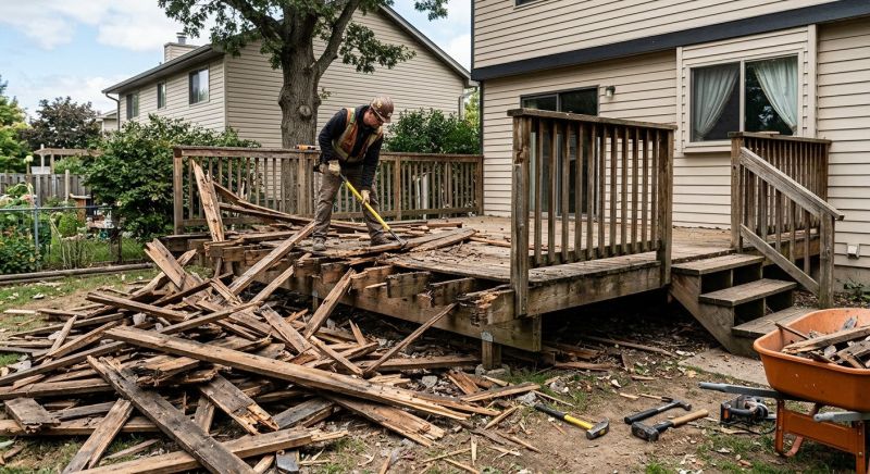 Walkway Demolition in Bergen County, NJ