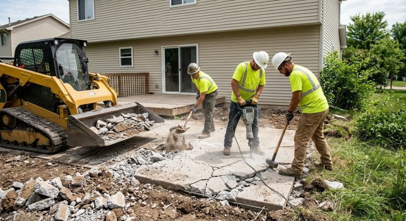 Walkway Removal in Bergen County, NJ